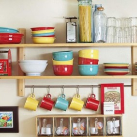 rak di dapur dan bukan gantung jenis foto kabinet