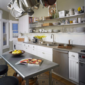 rak di dapur dan bukan idea reka bentuk kabinet dinding