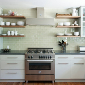 rak di dapur dan bukannya jenis-jenis idea dari kabinet dinding