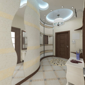 lustre de plafond dans le couloir