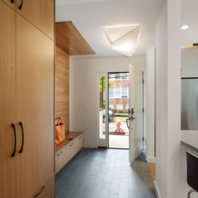 lustre de plafond dans le couloir photo intérieure