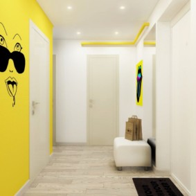 hall d'entrée blanc