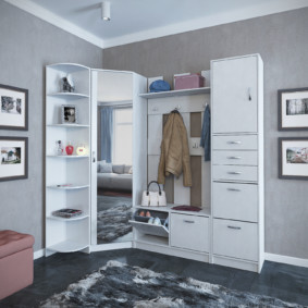 hall d'entrée blanc