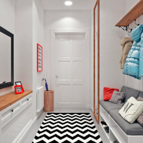 photo de conception de hall d'entrée blanc