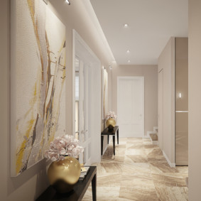 décoration photo couloir blanc