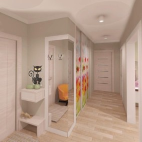 couloir dans les tons blancs options de photo