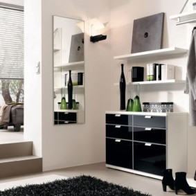 couloir dans les tons blancs options de photo