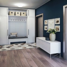 couloir dans les tons blancs photo vues