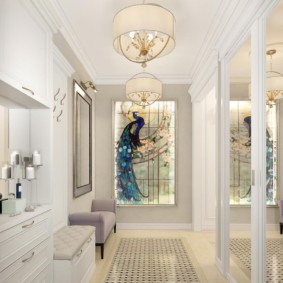 couloir en idées blanches idées