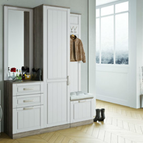 couloir en sortes d'idées blanches