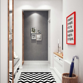 couloir en options blanches