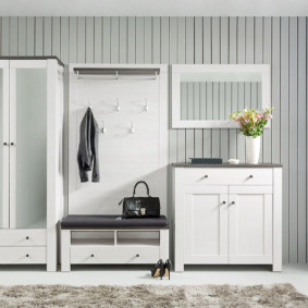 hall d'entrée blanc