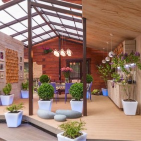 Ξύλινο πάτωμα κουζίνας