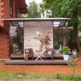 Καλοκαιρινή κουζίνα στην ύπαιθρο