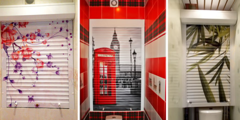 volets roulants à motifs