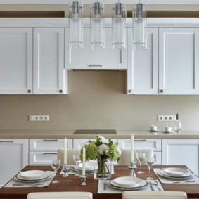 modern bir mutfak prizleri