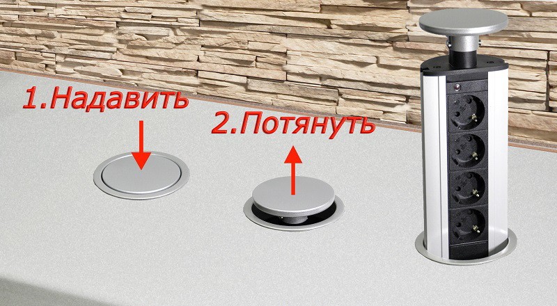 modern mutfak tasarım prizler