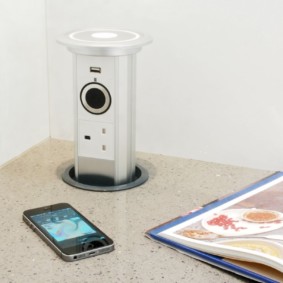 modern mutfak iç fikirleri prizler