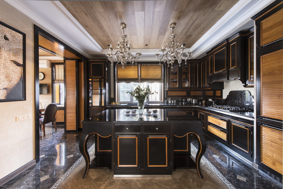 kabinet dapur ke siling