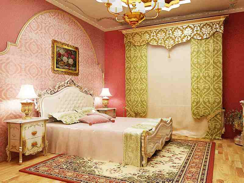 Chambre pour une fille de style oriental