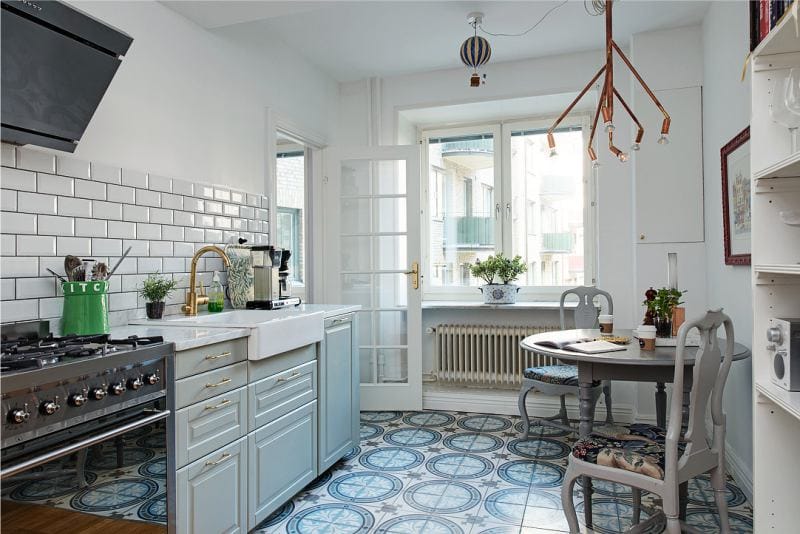 Bucătărie luminoasă în stil scandinav