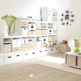 Conception de photo de salon de style scandinave