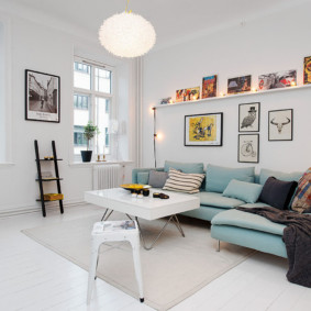 Style scandinave dans le salon