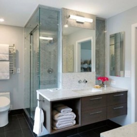 opțiuni combinate pentru baie foto