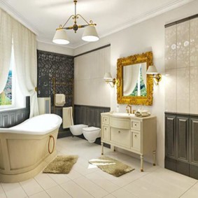 idei combinate de design de baie