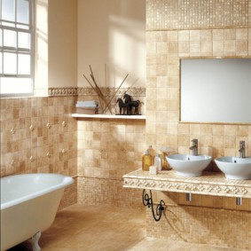 foto dalaman jubin bilik mandi