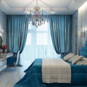 conception de photo de chambre turquoise