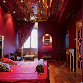 idées de chambre rouge idées