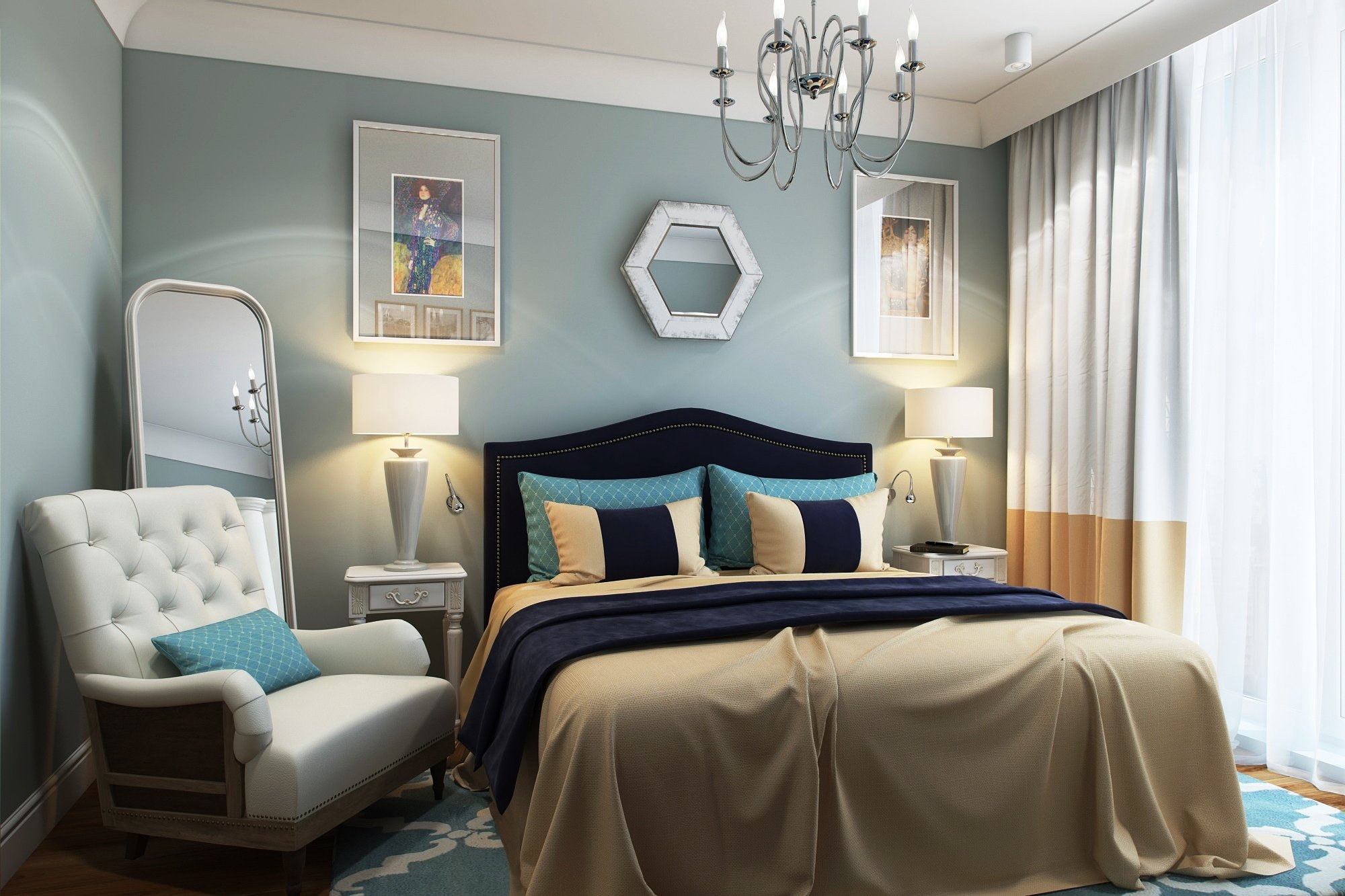 bilik tidur 6 foto persegi m