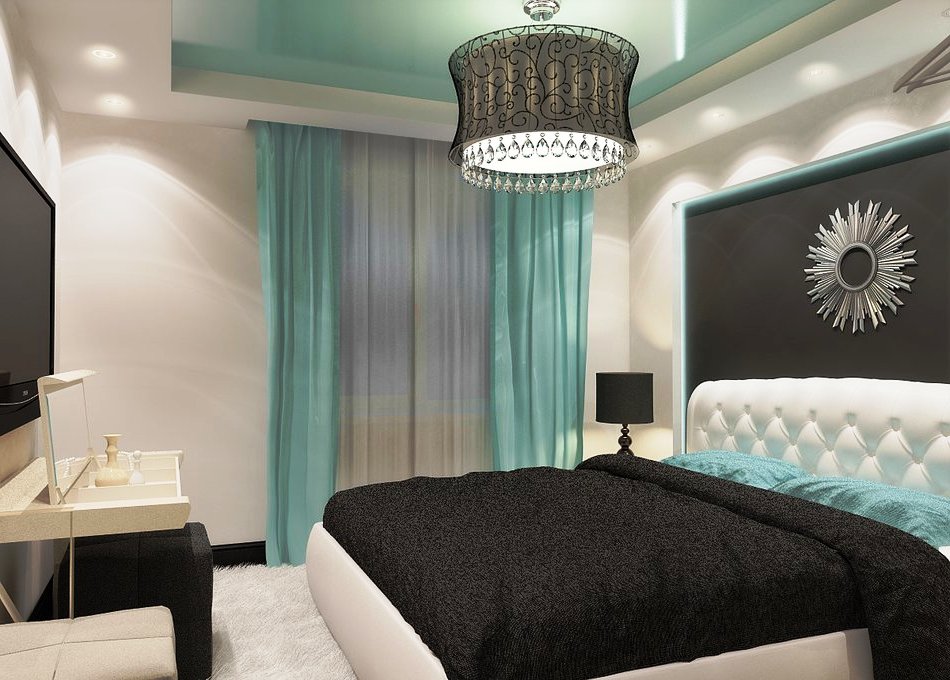 options de photo de chambre turquoise