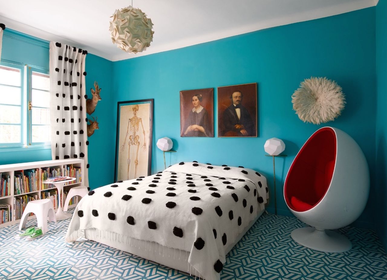idées de décoration de chambre turquoise