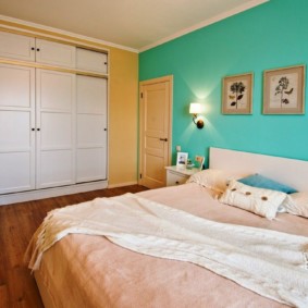 idées d'intérieur chambre turquoise