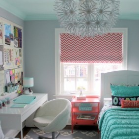 options de photo de chambre turquoise