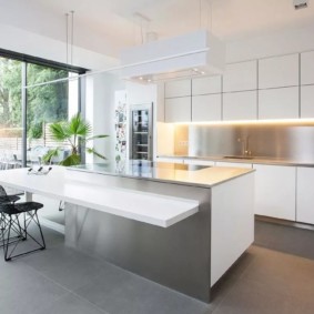 مجموعات الألوان في الصورة الداخلية للمطبخ