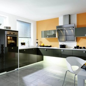 مجموعات الألوان في الأفكار الداخلية المطبخ