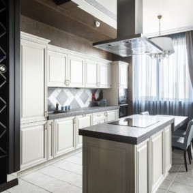 مجموعات اللون في المطبخ