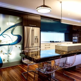 مجموعات الألوان في خيارات صور المطبخ