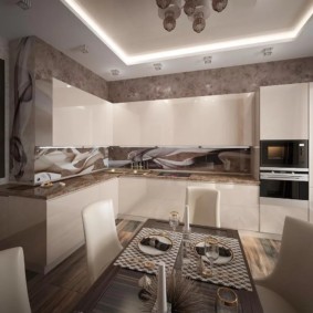 مجموعات الألوان في أفكار صور المطبخ