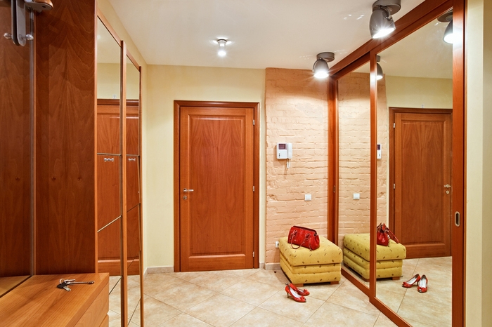 lumières dans la conception de photo de couloir