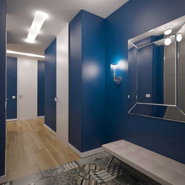 lumières dans les idées de décoration de couloir