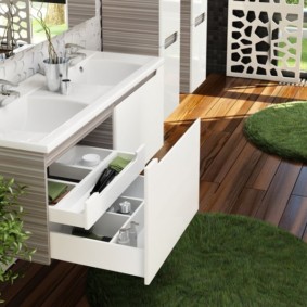 Σχεδιασμός φωτογραφιών ντουλαπιών μπάνιου