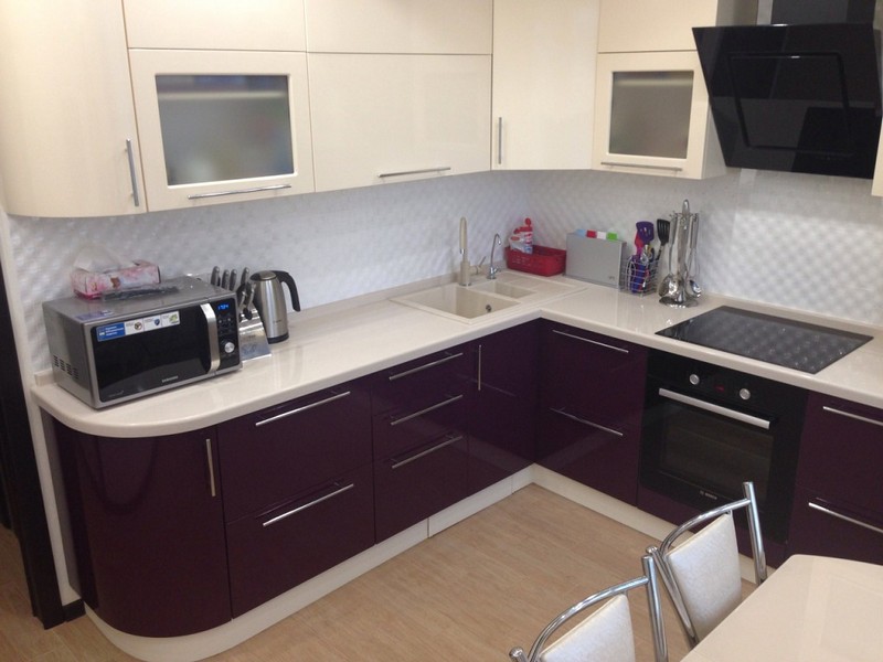 ъглова кухня с мивка в ъгъла идеи за дизайн