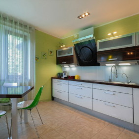 mutfak dekor fikirleri için neme dayanıklı duvar kağıdı