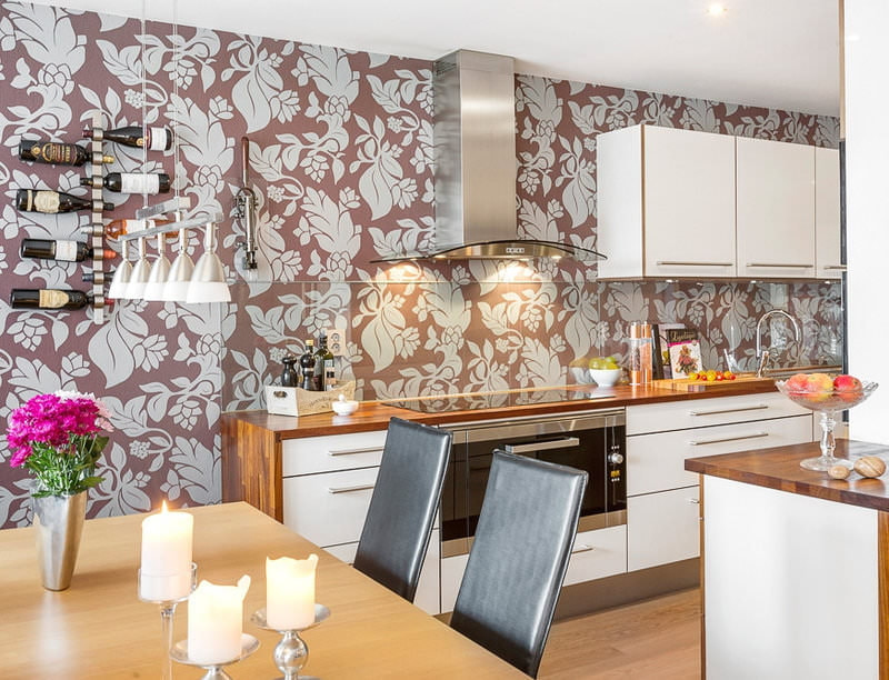 mutfak fotoğraf seçenekleri için neme dayanıklı duvar kağıdı