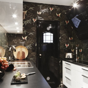 neme dayanıklı mutfak duvar kağıdı fikirleri