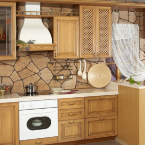 mutfak dekor fikirleri için neme dayanıklı duvar kağıdı